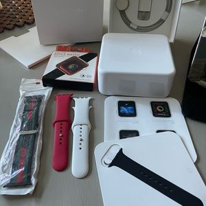 Authentic Apple Watch, 42 mm stainless Steel, black color